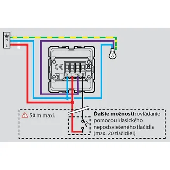 vypínač Legrand VALENA LIFE S NETATMO SMART SPÍNAČ S MOŽNOSTÍ STMÍVÁNÍ SN ŘIDIČEM Hliník