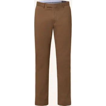 Pánské kalhoty Polo Ralph Lauren Pánské Chino Kalhoty Slim Fit, hnědá, 32