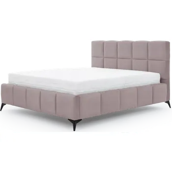 Postel Dvoulůžková postel MIST 180x200 Loco 24 světle růžová