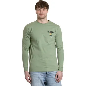 Pánské tričko Pánské tričko s dlouhým rukávem Meatfly Julien zelená S