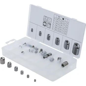 BGS Technic BGS 6844 Závitové vložky M3 ÷ M10, samořezné Sada 32 dílů