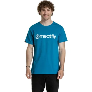 Pánské tričko Meatfly MF Logo modrá S