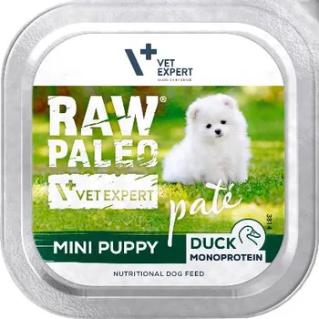 Krmivo pro psa RAW PALEO PATÉ MINI PUPPY DUCK - paštika z kachního masa pro štěňata 150 g