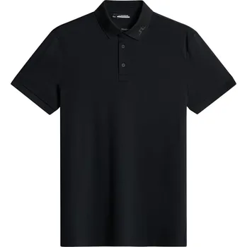 Pánské tričko J.Lindeberg KV Print pánské polo, černé pánské, XXL