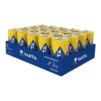 Článková baterie Varta Jednorázová alkalická baterie C, 20-pack