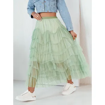 Dámské oblečení Maxi sukně MILANI Barva mintová DSTREET DStreet krémová 3269808