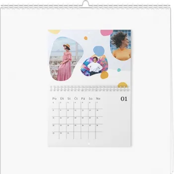 Fotokalendář Kalendarz 30x20cm ze spiralą na środku papier kredowy