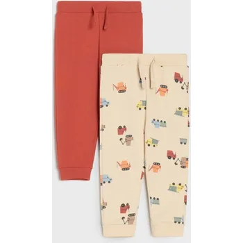 Chlapecké kalhoty Sinsay - Kalhoty 2 pack - béžová - 076EN-02X - 076EN-02X-74