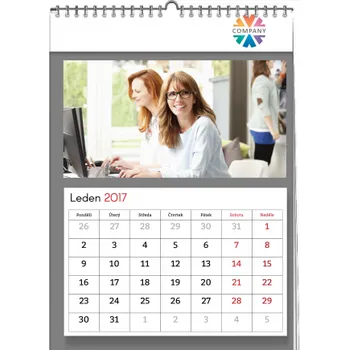 Fotokalendář Kalendarz 30x40cm papier kredowy 12 stron