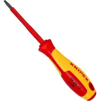 Šroubovák Torx (hvězdička), izolovaný 1000V, různé velikosti a délky - KNIPEX Délka: 160 mm, Velikost: TX10