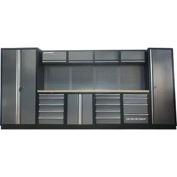 Sestava dílenského nábytku Procarosa PROFESSIONAL XL-6 Pracovní deska: dřevěná