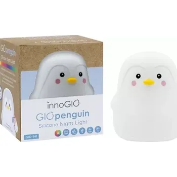 Noční světlo InnoGIO GioPenguin Silikonová Noční Lampa Tučňáček
