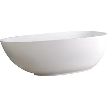 Vana Cerano Aura Volně stojící vana z litého mramoru 180x90 cm, bílá matná, CER-VELA1050W