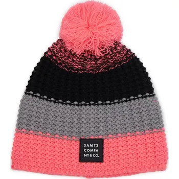 Čepice Dětská čepice SAM 73 ODIE CC 50 NEONOVÁ RŮŽOVÁ unisize