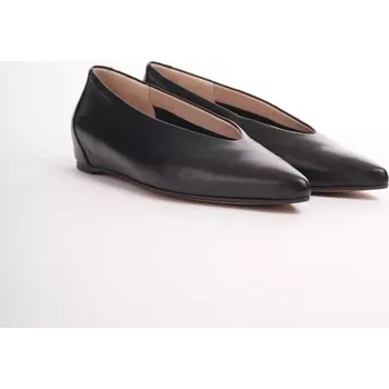 Dámské baleríny WONDERS dámské baleríny na klínku lak černé