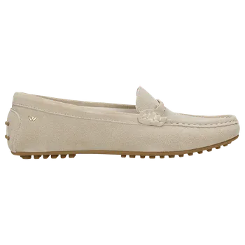 Dámské polobotky Dámské Kožené Mokasíny Ze Štípané Kůže S Jemnou Přezkou Wojas 4621064 42