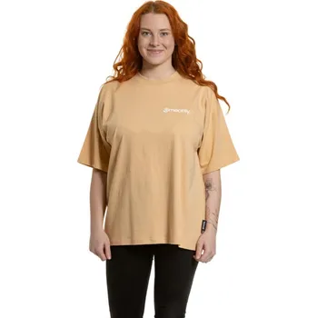 Dámské tričko Dámské tričko Meatfly Vexey béžová/bílá S