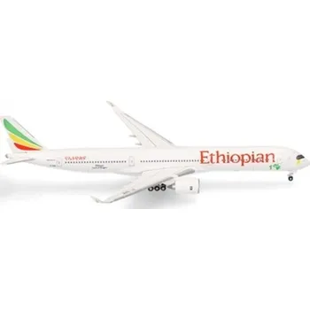 Plastikový model Herpa - Airbus A350-1041, Ethiopian Airlines, "2010s, 1st A350-1000 in Africa, Ethiopia Land of Origins", Etiopie, 1/500