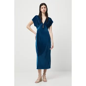 Dámské šaty Šaty Medicine zelená barva, midi, přiléhavé RW25-SUD303 67X, vel. XS