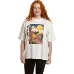 Dámské tričko Meatfly Vexey bílá/květiny L