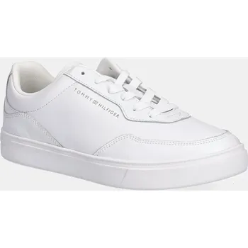Dámské tenisky Kožené tenisky Tommy Hilfiger CASUAL CUPSOLE SNEAKER FW0FW08689 bílá 00X, EUR 37