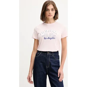 Pánská móda Tričko Guess Jeans W5YI23.J1314 růžová 03X, vel. XS