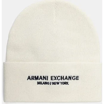Čepice Čepice Armani Exchange béžová barva, XM001637 AF16950 XM001637.AF16950.NOS 01X, vel. ONE SIZE