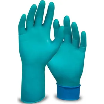 Pracovní rukavice RUKAVICE CHEMICKÉ JEDNORÁZOVÉ nitril+neoprén/nepudrované MICROFLEX 93-260 (box/50ks) zelená 10,5-11 (2XL)