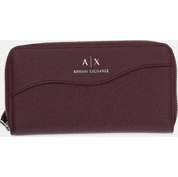 Peněženka Peněženka Armani Exchange dámská, hnědá barva, 948068 CC783 948068.CC783 83X, vel. ONE SIZE