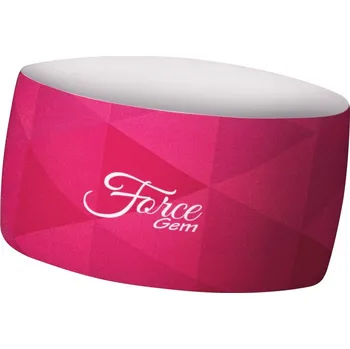 Zimní čelenka čelenka FORCE GEM sport nezúžená, růžová