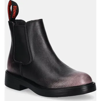 Dámská zimní obuv Kožené kotníkové boty Camper Dean dámské, šedá barva, na plochém podpatku, K400761-007 K400761.007 90X, EUR 37