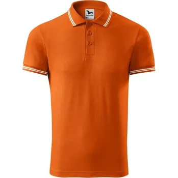 Pánská košile POLOKOŠILE krátký rukáv bavlna+PES pique URBAN 219 oranžová 11 XL