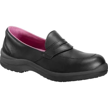 Pracovní obuv POLOBOTKY dámské kompozitní tužinka a planžeta, hydrofobní, nM RIANA S3 SRC MOCASSIN černá 35