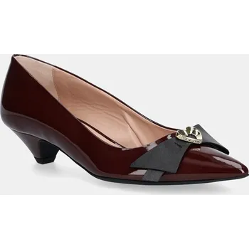 Dámské lodičky Lodičky Love Moschino JA10353G1NIH0556 burgundské 93X, EUR 36