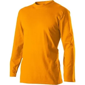 TRIČKO dlouhý rukáv 100% bavlna jednolíc BARRACUDA oranžová 2XL