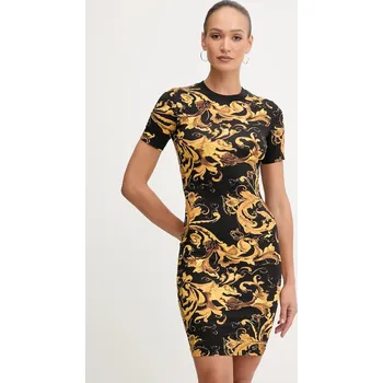 Dámské šaty Šaty Versace Jeans Couture černá barva, mini, přiléhavé, 79HAO939 JS504 79HAO939.JS504 99X, vel. XS