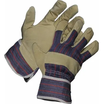 Pracovní oblečení RUKAVICE KOMBINOVANÉ vepřová štípenka SPARK žlutá 10 (XL)