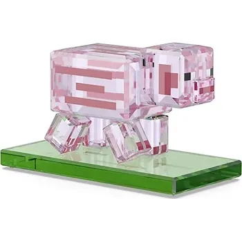 Dekorativní figurka Swarovski MINECRAFT růžová barva, 5701273 30X