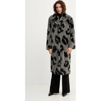 Dámský kabát Kabát Silvian Heach LEMOS šedá barva, GPA25490PL 90Y, vel. 36