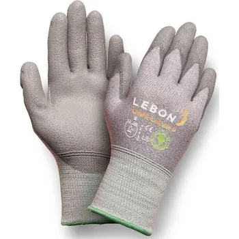 Pracovní rukavice RUKAVICE PROTIŘEZNÉ povrstvené PU OMEGA/RP šedá 12 (3XL)