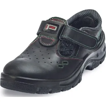 Pracovní obuv SANDÁLY ocelová tužinka TOPOLINO S1 SRC černá-červená 44