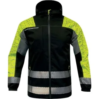 Pánský kabát BUNDA 100% PES SAKOYA do deště černá-žlutá XL