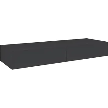 Konferenční stolek Outlet Nábytek Mělník Quinn 110 x 16 x 40 MDF Antracitová