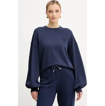 Dámská mikina Bavlněná mikina Pinko dámská, tmavomodrá barva, hladká, 105510 A2RB 105510.A2RB 59X, vel. XS