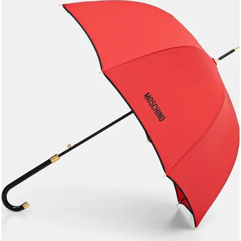 Deštník Deštník Moschino červená barva, 9060 9060.auto 33X, vel. ONE SIZE