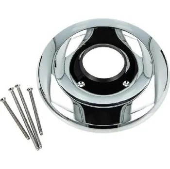 Vodovodní baterie Kludi - Krycí rozeta pro základní podomítkové těleso, chrom 7590605-00