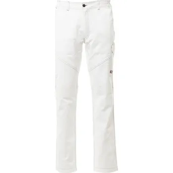 Pánské kalhoty KALHOTY pas 100% bavlna WORKER SUMMER bílá 00000 3XL