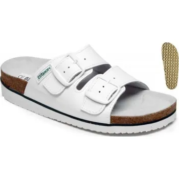 Pracovní obuv NAZOUVÁKY dámské bez špice 1719KF SRA BÍLÉ bílá 36