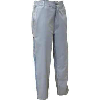 Pracovní zástěra KALHOTY pas PES+bavlna F 60215 PISA se síťkou šedá 60/182