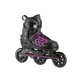 Kolečkové brusle NILS Extreme NA19318 černo-fialové EU 35-38 brusle